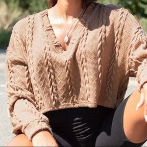 SHEIN Drop Shoulder Knit Top